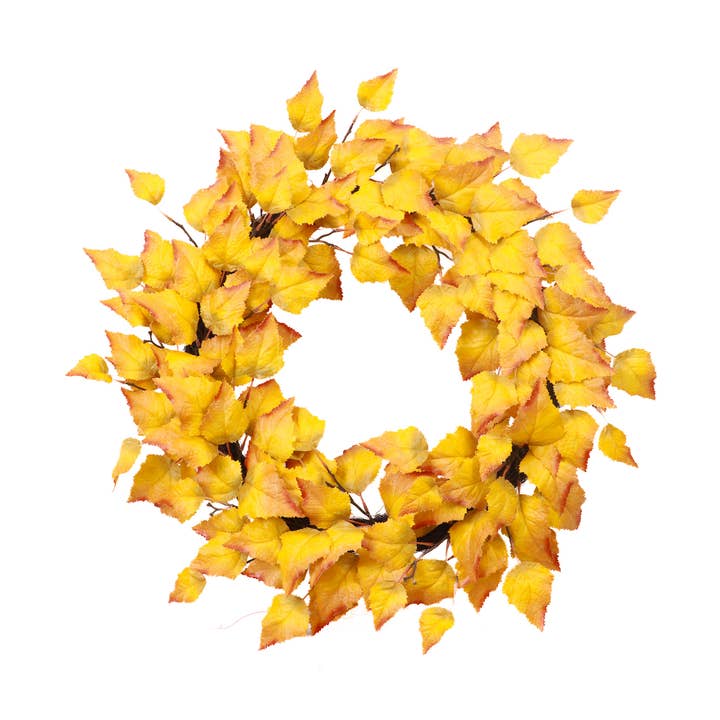 Aspen Leaf Wreath - 24 Inch for wholesale by Mills Floral Company