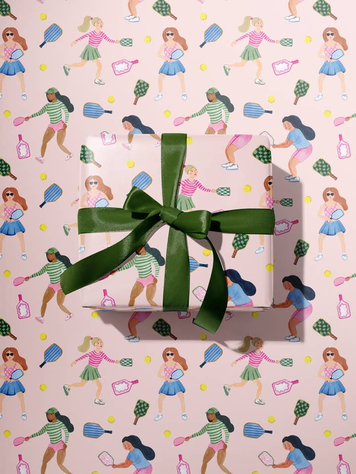 Pickleball Pro - Geschenkpapier für den Großhandel von Kristin MacKenzie Fine Art