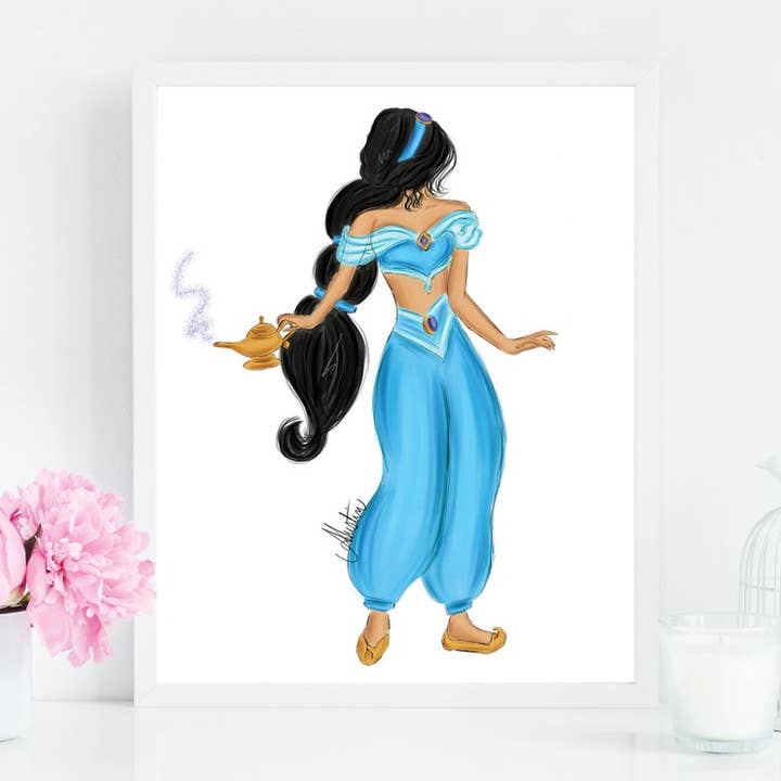 Ilustração da moda da princesa das noites árabes por atacado de PLTStudio