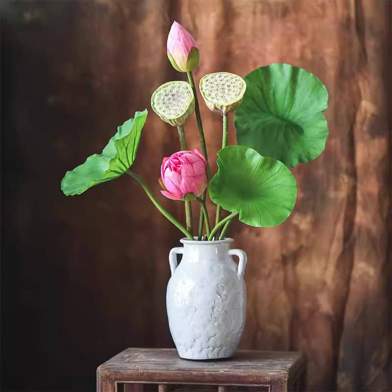 Rustic Reach - Wholesale Artificial Flowers - Artificial Lotus Flower and Seedpod3