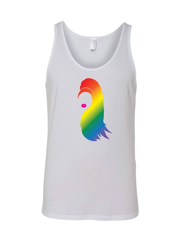 DRAG IYKYK ICON TANK; WIT voor wholesale door SOUNDOFF