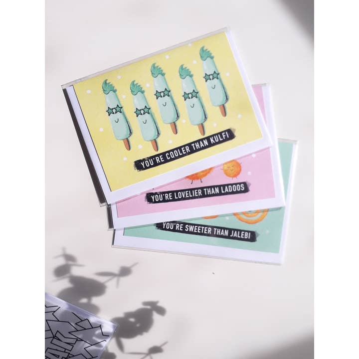 Halo Kits – wholesale Everyday greeting card – Cooler than Kulfi Card1