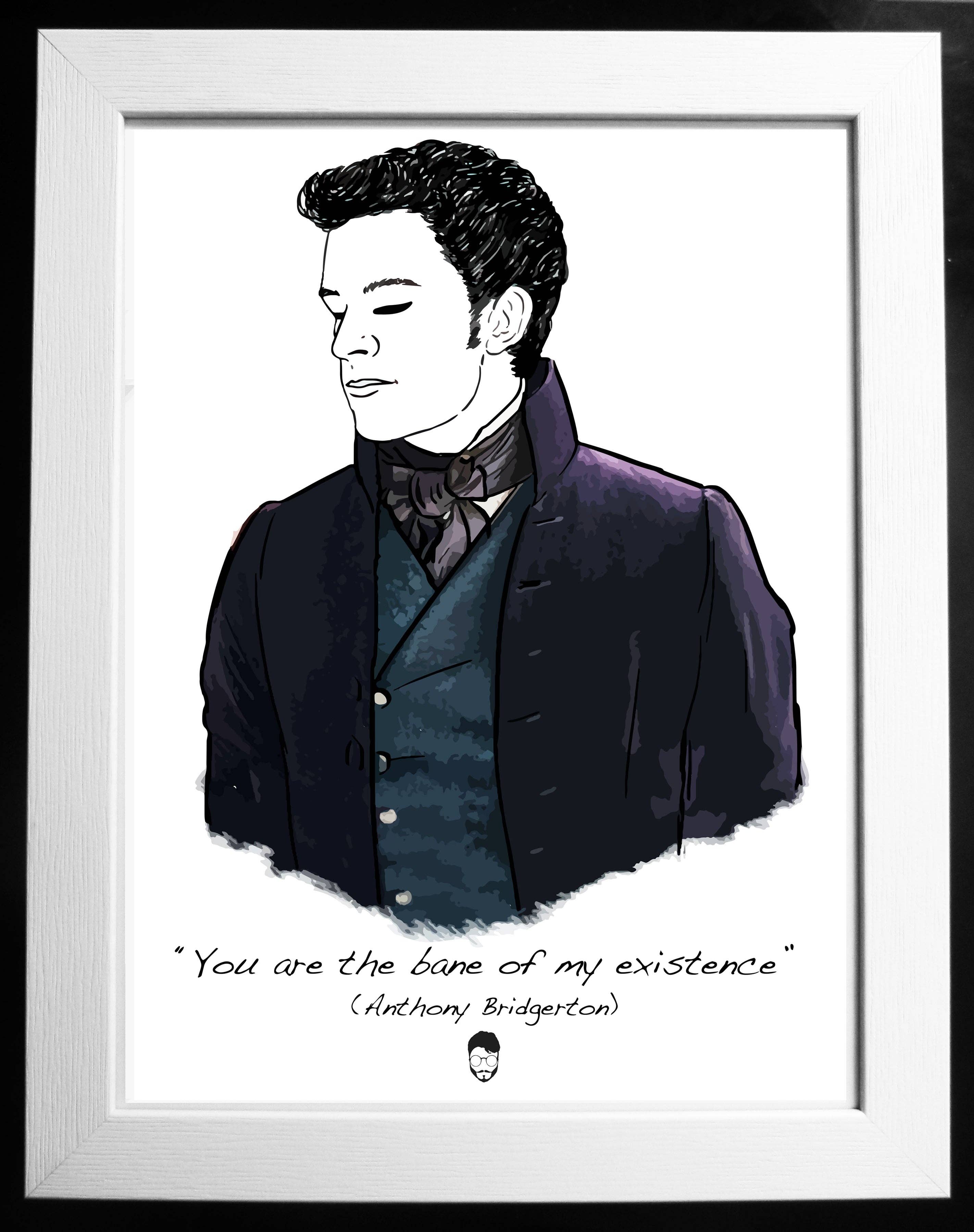 El loco del Pelo Rizo - Wholesale Art Print - Anthony Bridgerton