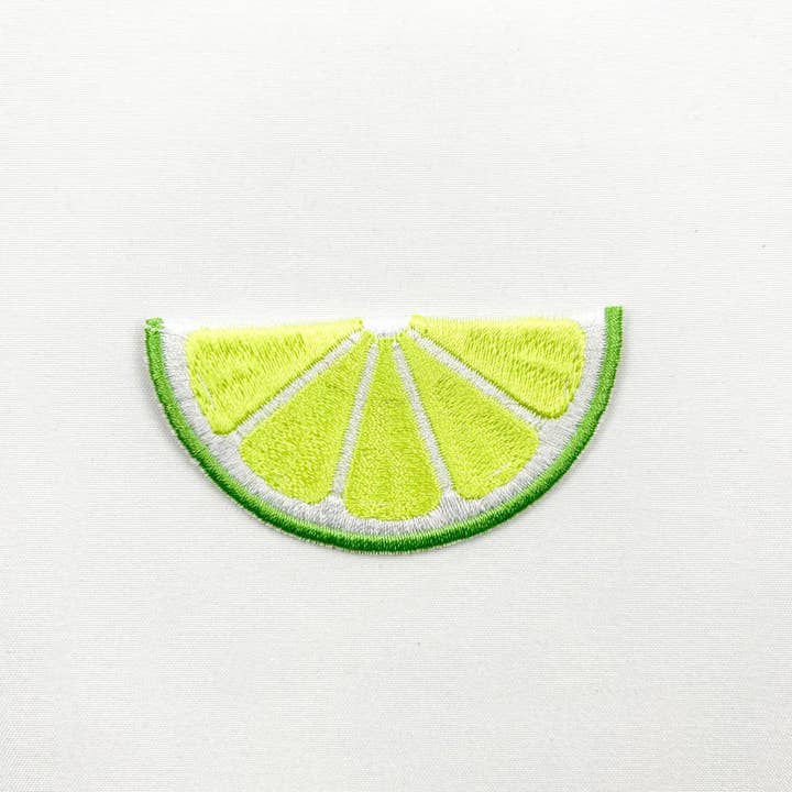 Field Trip Threads - Vendita all'ingrosso Toppe - Toppa termoadesiva ricamata color lime Cancun, Happy Hour, Tequila1