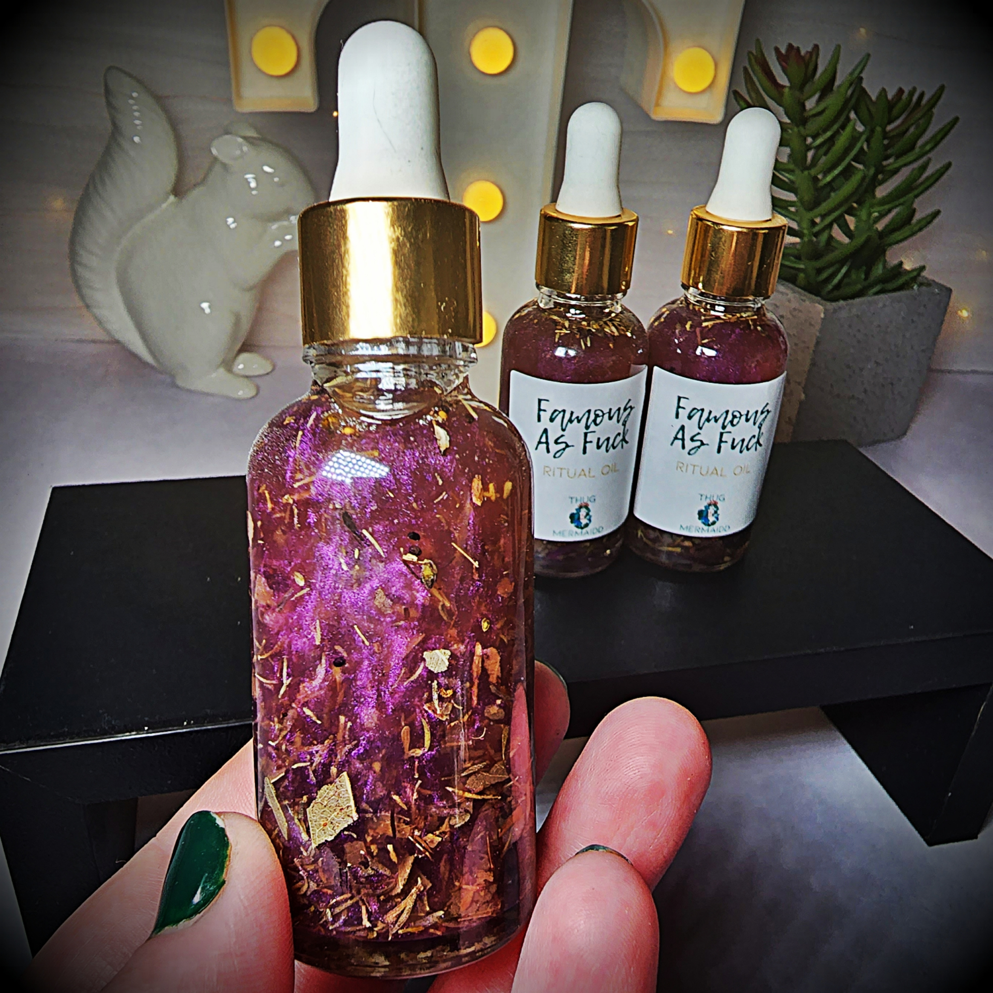 THUG MERMAIDD - Vente Huile essentielle - Huile de manifestation FAMOUS AS FUCK2