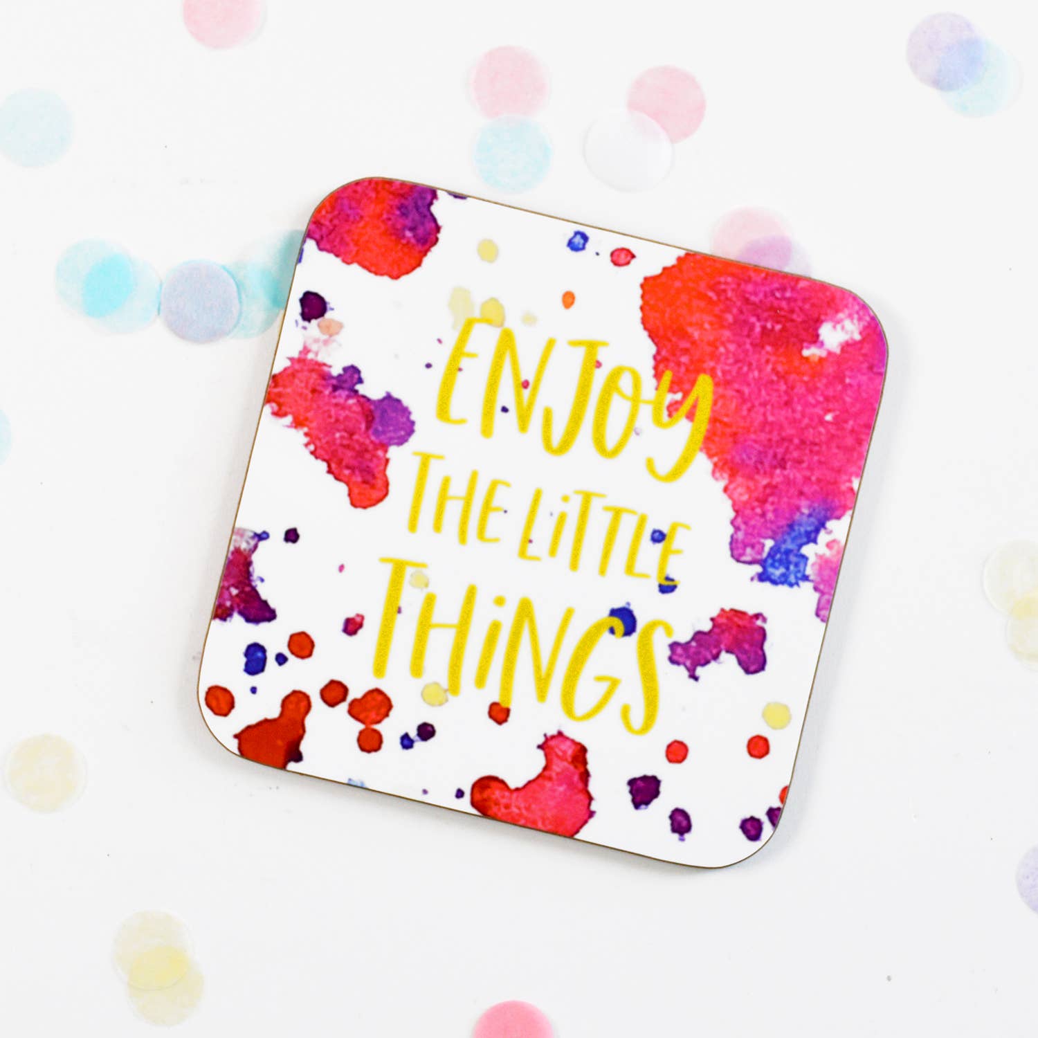 Altered Chic - Wholesale Coasters - Enjoy The Little Things Motivational Coaster