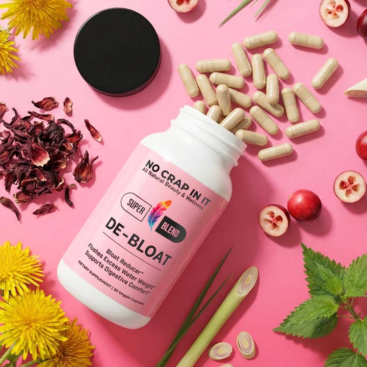 Super vitamines De-Bloat pour la vente par No Crap In It