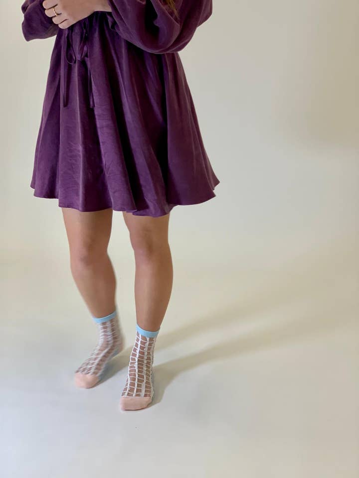 Yuko B - Wholesale Socks - Women's - Eve white - The ultra-resistant sheer women's sock5