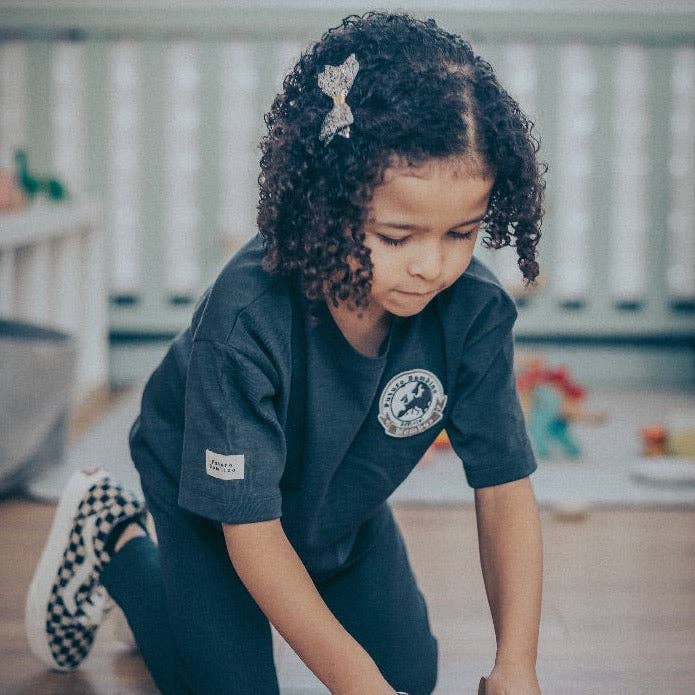 Patch T Shirt Charcoal for wholesale by Futuro Bambino