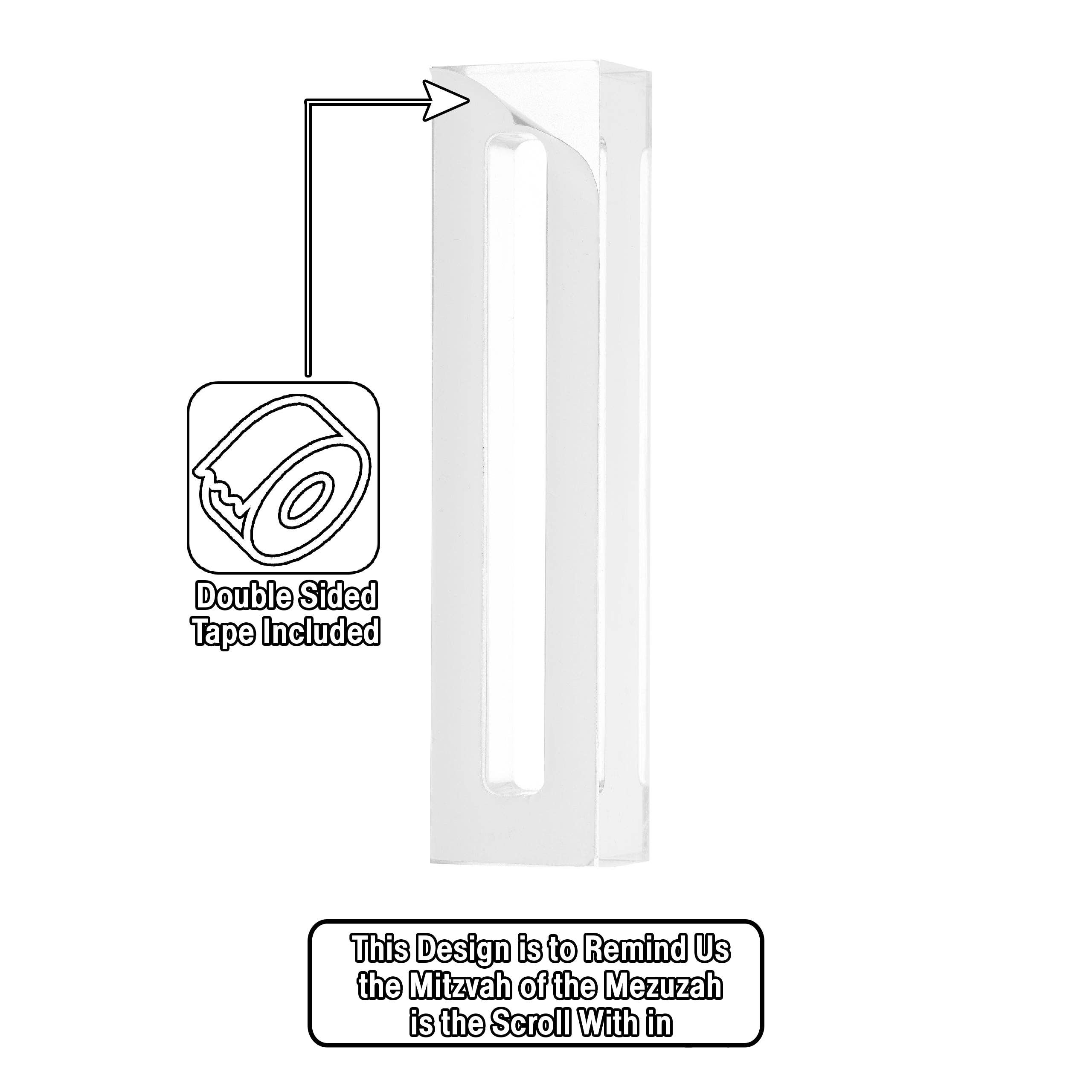 A&S Mezuzot - Wholesale Decorative Tabletop Object - Acrylic-Lucite Design34