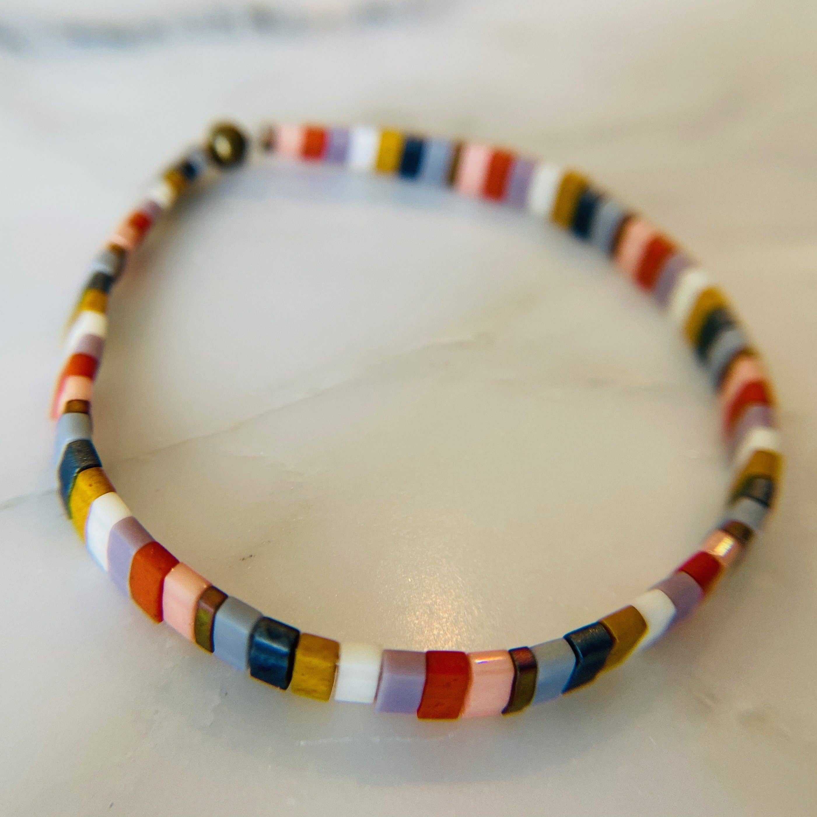 Libbies Bracelets - Wholesale Beaded Bracelet - Happiness Handmade Tila Beads Bracelet1