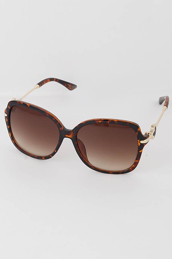 MIX COLOR Casual Rimmed Rectangular Sunglasses for wholesale on Faire0