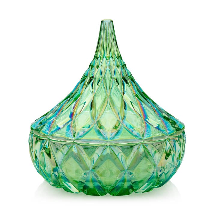 Hershey's Kisses Green Candy Dish for wholesale by Godinger
