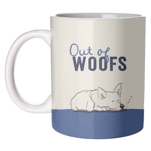 Mugs 'Out of Woofs cute dog print' for wholesale by ART WOW
