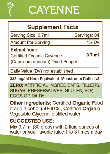 Secrets Of The Tribe - Venta al por mayor Tinturas - Tintura de cayena5