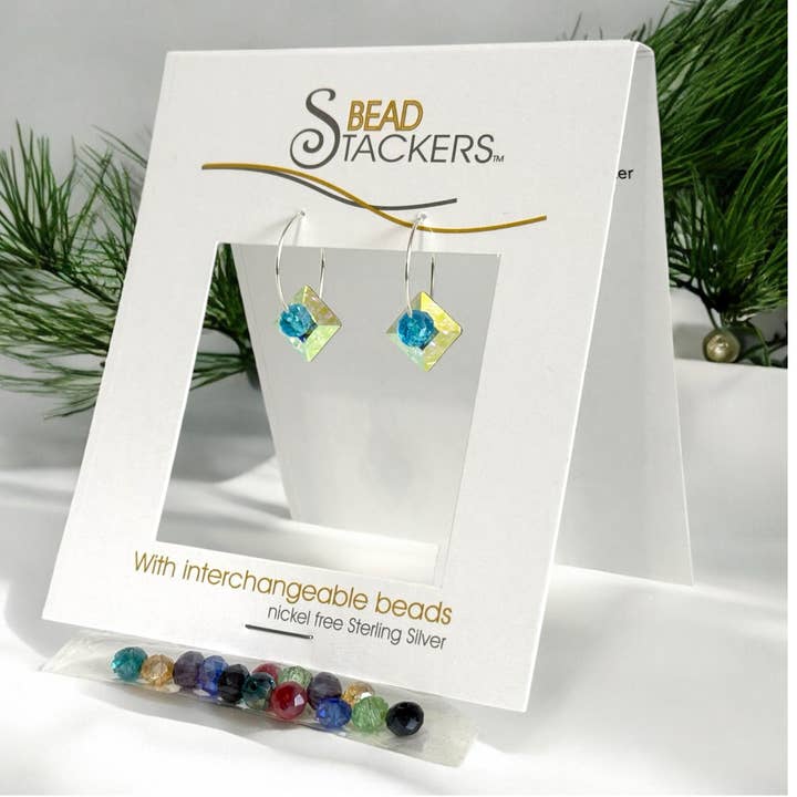 SW36 - Brincos vêm com 8 cores intercambiáveis. por atacado de Conversations in Jewellery