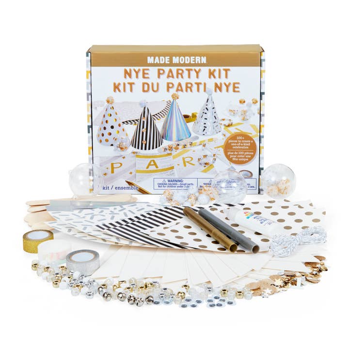 Kid Made Modern - Wholesale DIY Craft Kit - Kids - New Years Eve Party Kit1