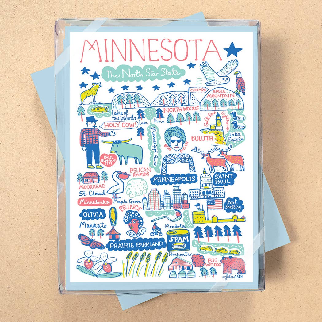 Allport Editions - Vendita all'ingrosso Set di cartoleria/cancelleria - Serie di Carte in Scatola Statescapes - scopri tutti i 29 Stati!14