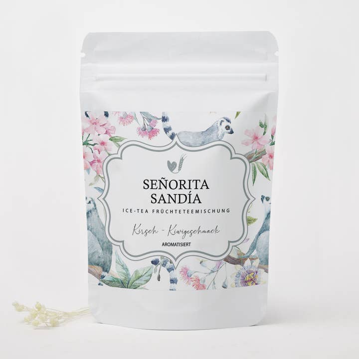 Ice-tea tea bags “Señorita Sandía” for wholesale by Bake Affair GmbH