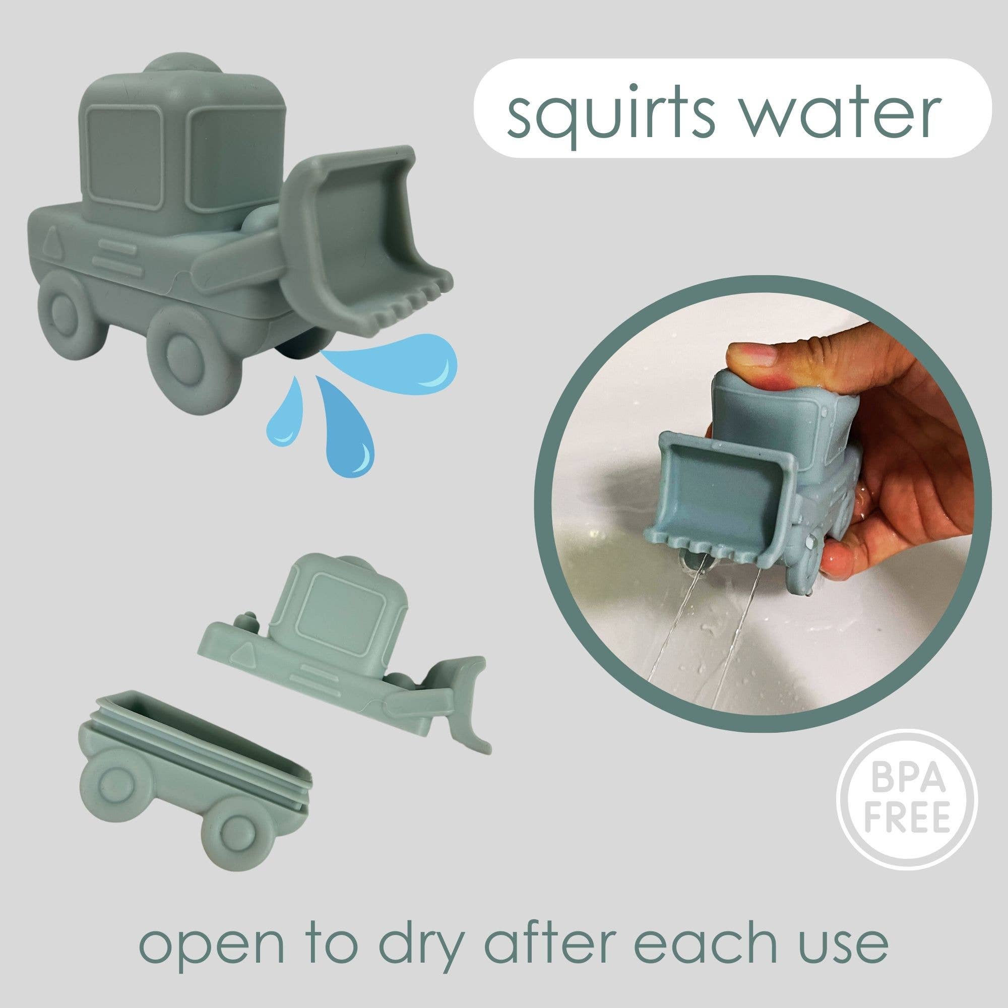 Ali+Oli - Wholesale Bath Toy - Baby - Ali+Oli Squirt Water Bath Toy Set (Construction) Mold Free10