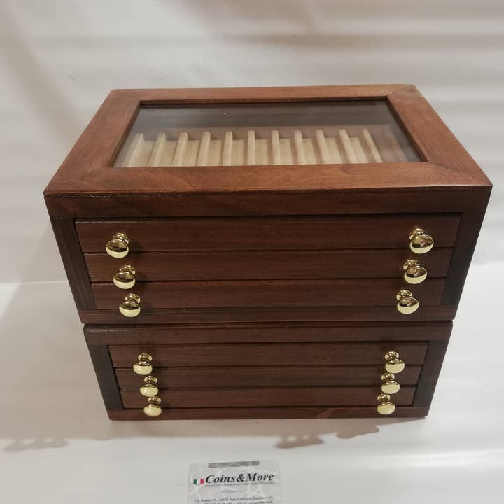 Coins&More - Wholesale Pen & Pencil Holder - Wooden cabinet for 39 fountain pens and pens1