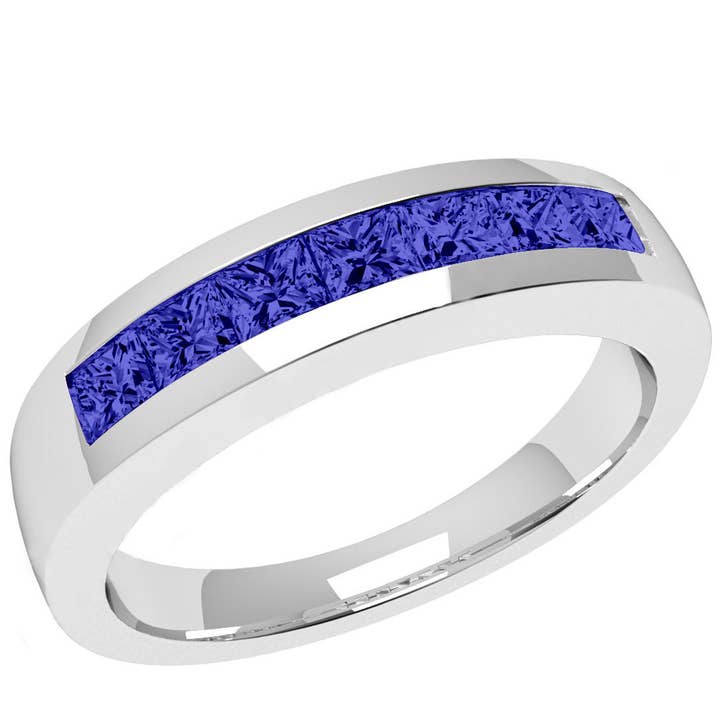 Glimmering Handmade – Anel multi-pedra por atacado – Bezel Channel Bezel Swarovski® Crystal Ring Pave Empilhado9