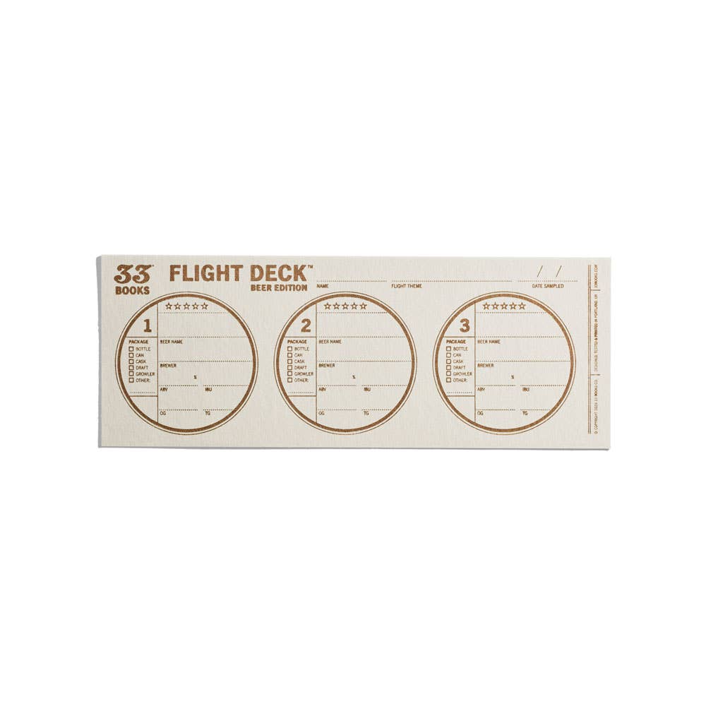 33 Books Co. - Wholesale Coasters - Beer Flight Deck | Coasters for Beer | Valentines Gifts1