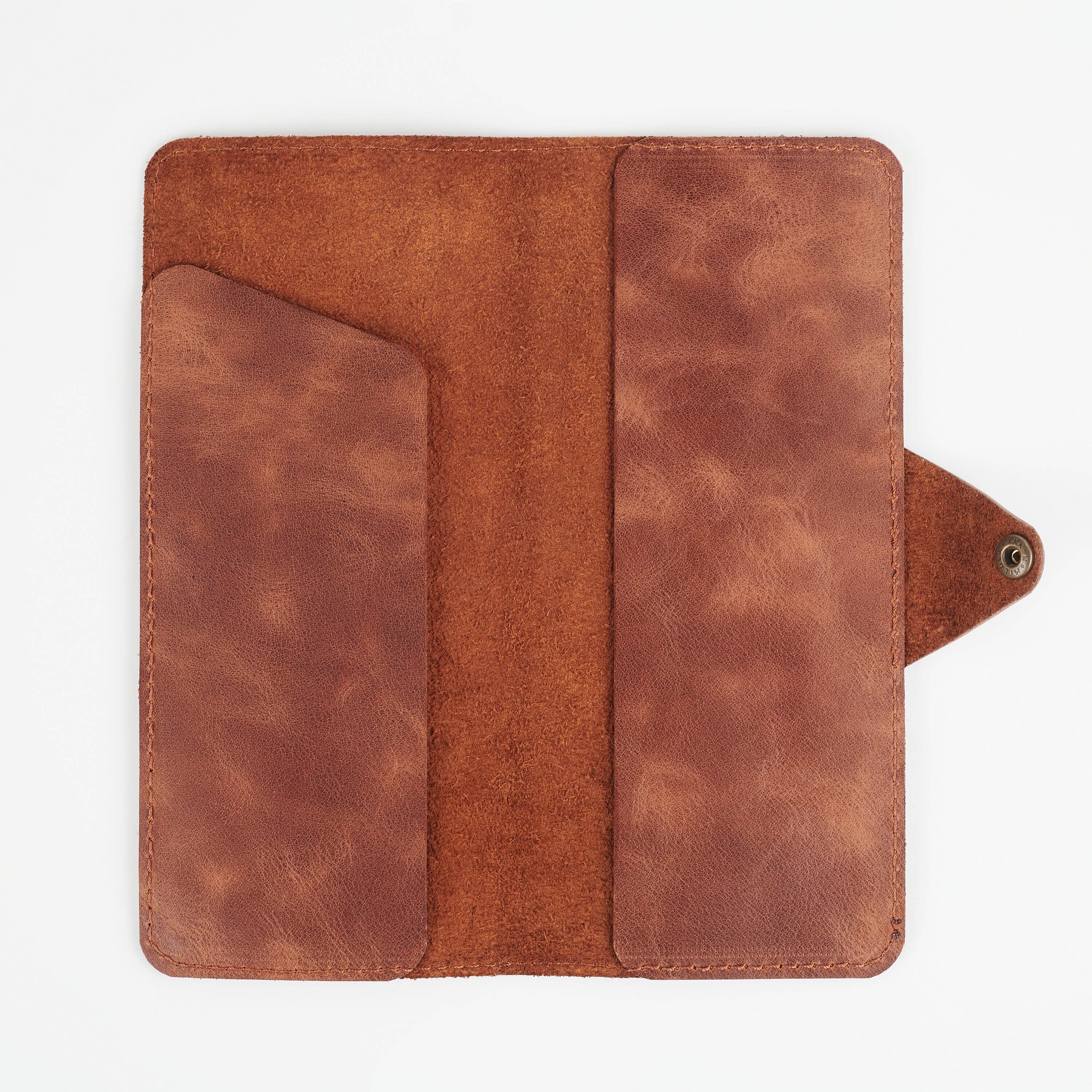 Derio Leather - Wholesale Wallet - Unisex - Personalized Leather Checkbook Cover, Customized Checkbook5