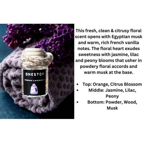 OneStop Candles LLC - Wholesale Car Freshener - Unisex - Car Essential Oil diffuser,air freshener,Black ice, Mahogany13