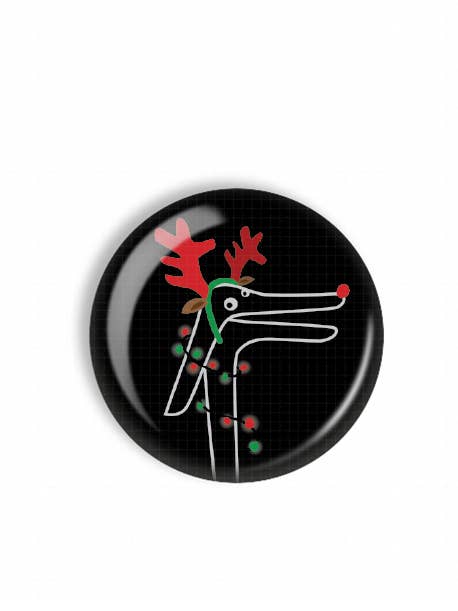 Badge Reel Topper | Holiday Speculum | Adhesive for wholesale by Snarkynurses