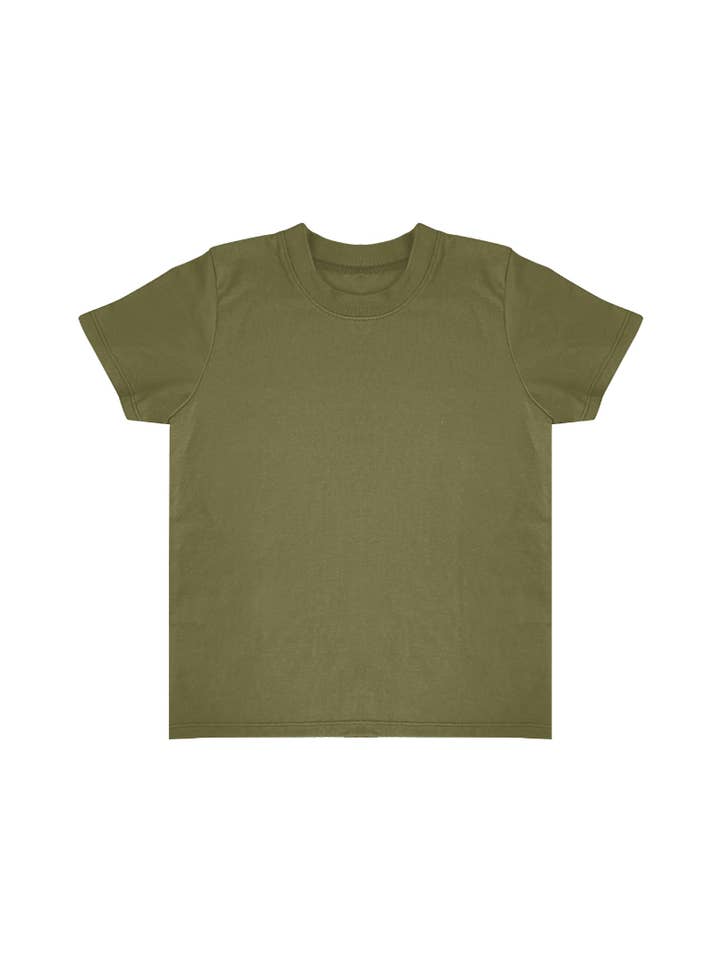 Royal Apparel - Wholesale T-Shirt - Kids - Toddler Short Sleeve Coverstitch Neck Tee2