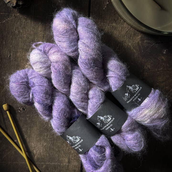 Pike's Peak - Sunapee Suri for wholesale by Granite Mountain Fiber Co.