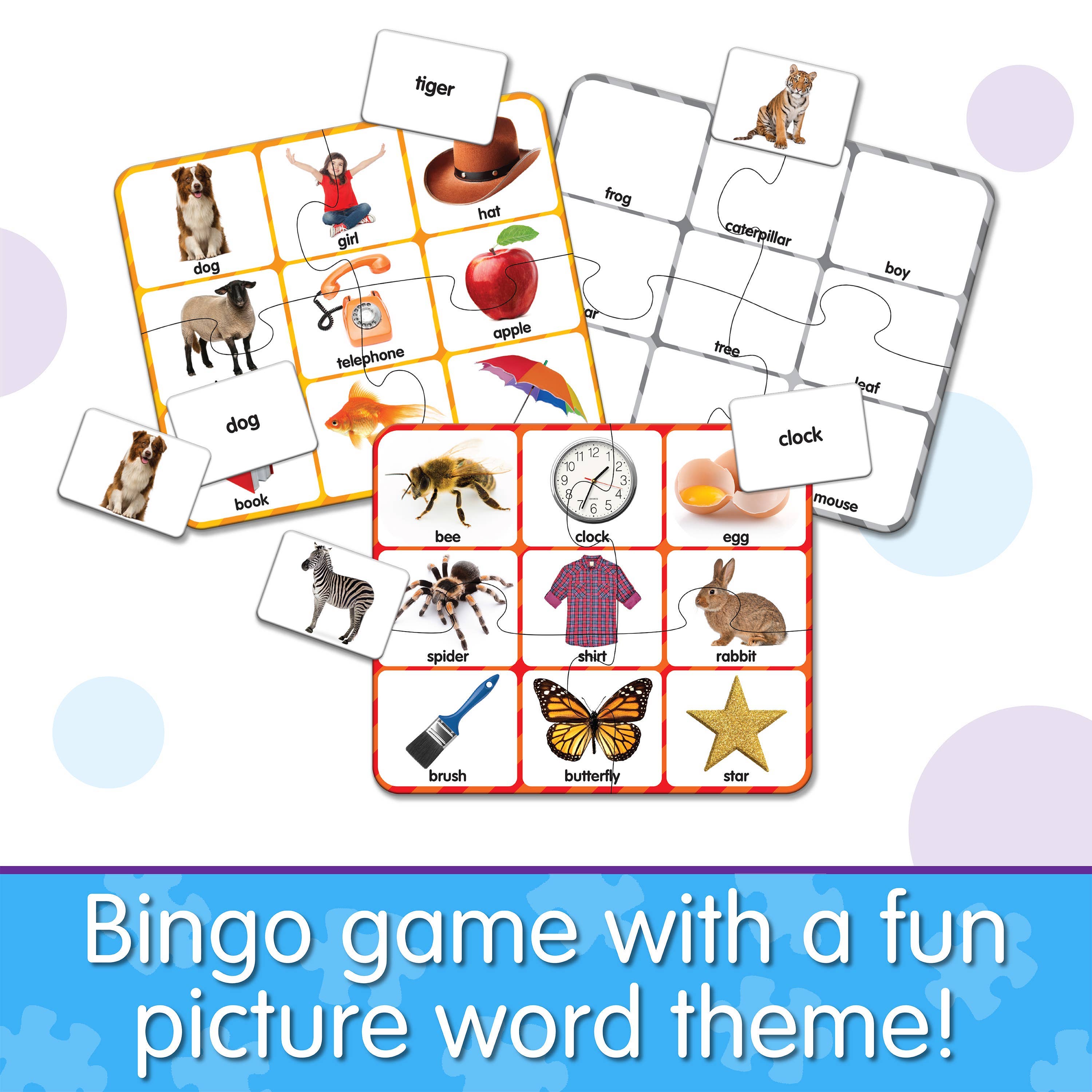 University Games - Wholesale Brain Game - Kids - Match It! Bingo - Picture Word1