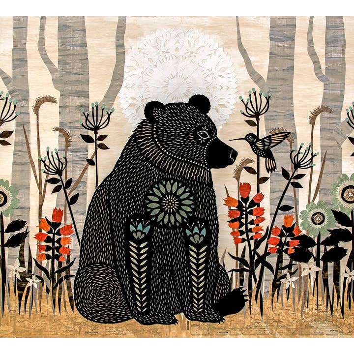 Rural Pearl: Cut Paper Art by Angie Pickman - Venta al por mayor Ilustración - We Never Needed Words — Impresión artística en papel cortado de 11 x 14 pulgadas