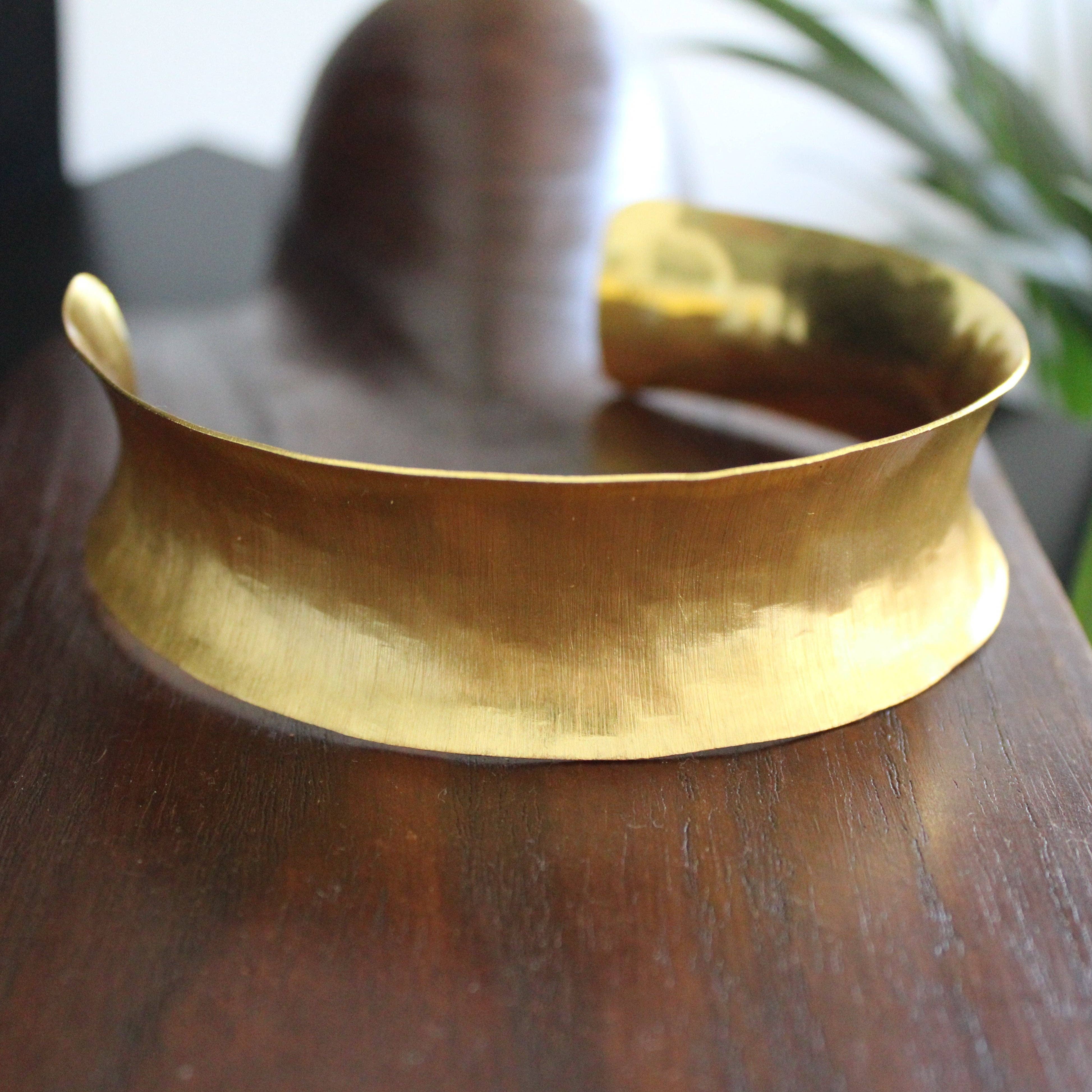 LA MAR - Wholesale Bib Necklace - MASÁI gold-plated choker4