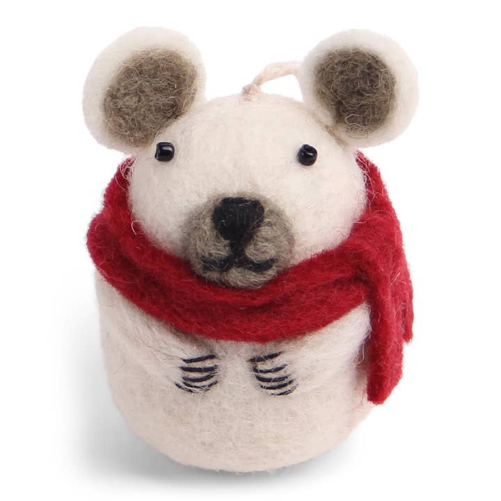 Gry and Sif - Wholesale Christmas Decoration - Polar Bear w/Scarf