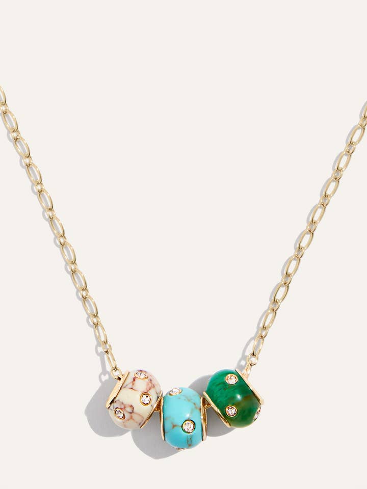 Rondelle Trio Adjustable Necklace for wholesale by Stella & Dot