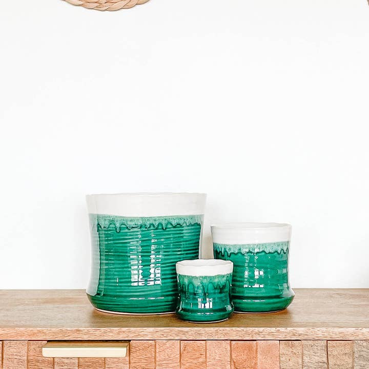 Hycroft Home Decor - Wholesale Plant Pot - Thalia Ceramic Planter Pot, Includes Drainage Hole and Plug7