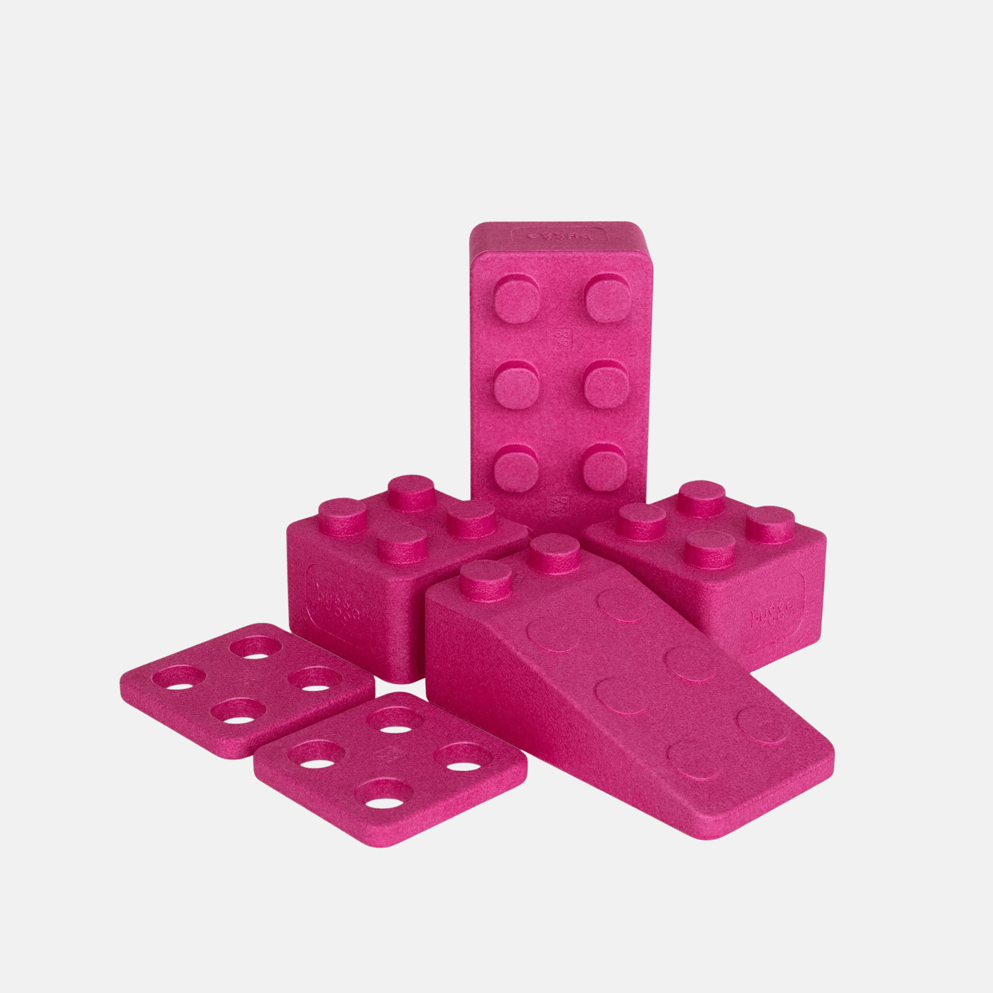 bygge - Wholesale Building Set - Kids - bygge - Basic Set "MONOKROM" (6 pieces)6