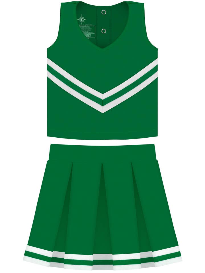 Creative Knitwear - Wholesale Dress - Kids - Custom Girls 3-Piece Cheer Dress: Screen Print6