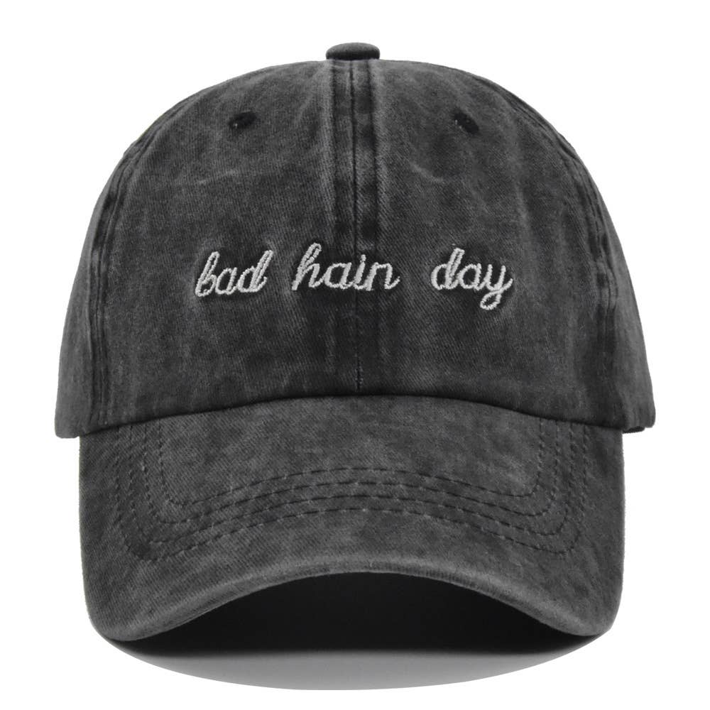 UNISHE – Großhandel Basecap – Damen – Bad Hair Day bestickte Baseballmütze ACC9113