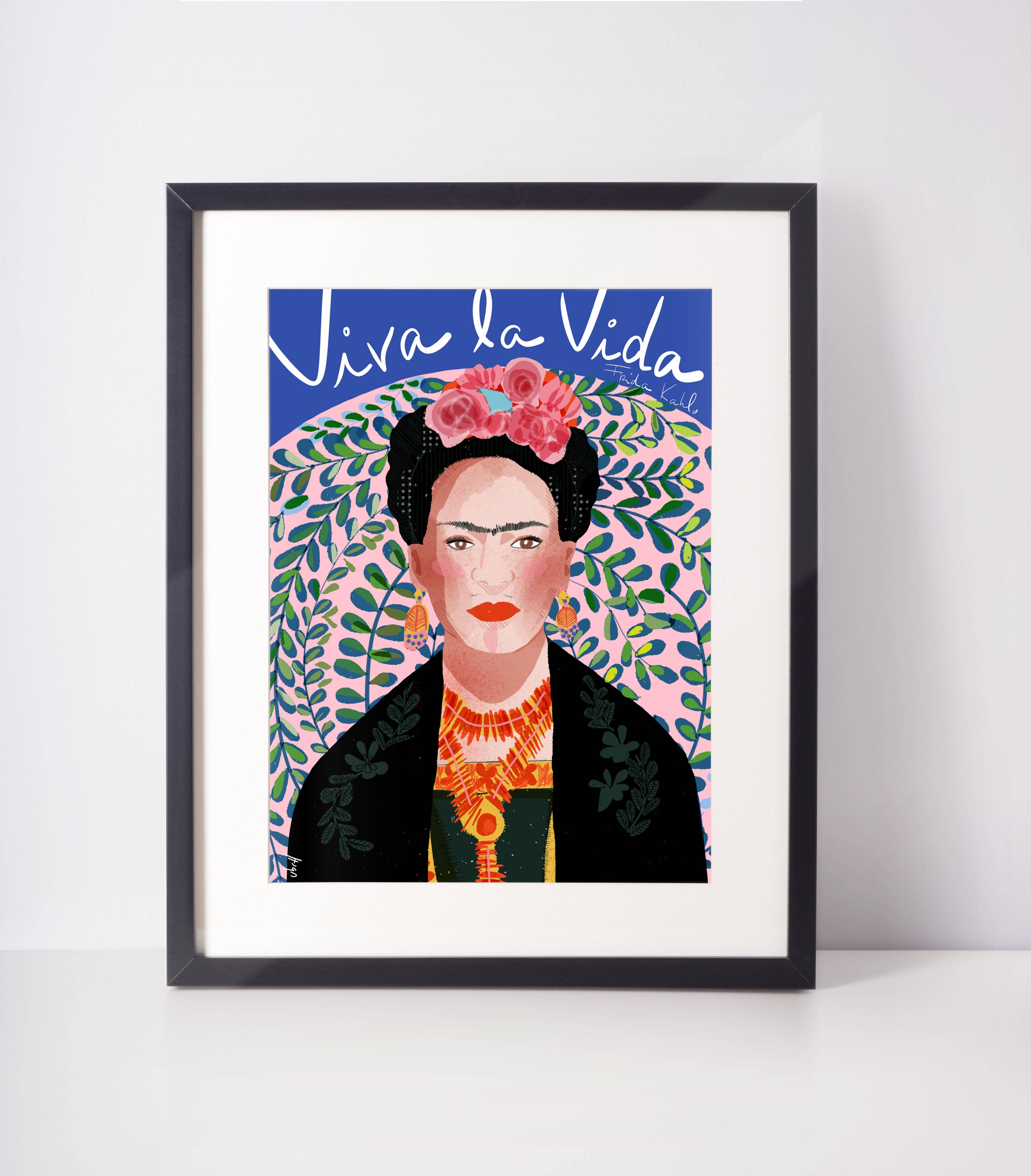 Violet Red Studio - Wholesale Everyday Greeting Card - Frida Kahlo Portrait Art Print - Wall Art4