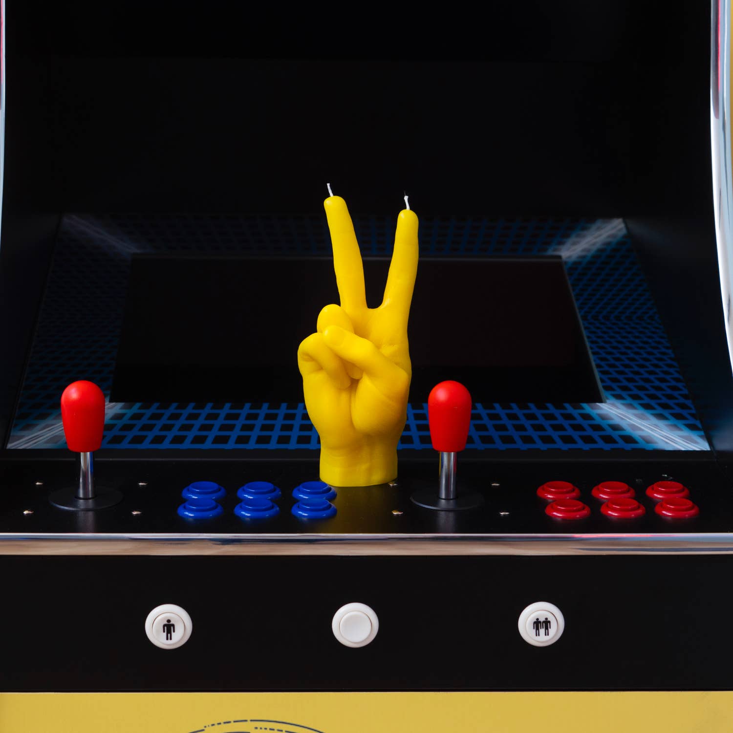 CandleHand (Free Duties for US) - Wholesale Novelty Candle - Peace Candle - 8''Tall - Realistic Skin Texture - 2 Wicks17