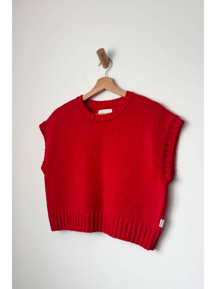 Le Bon Shoppe - Wholesale Sweater Vest - Women's - Pierre Cotton Sweater Top (2 XS/S - 2 M/L)