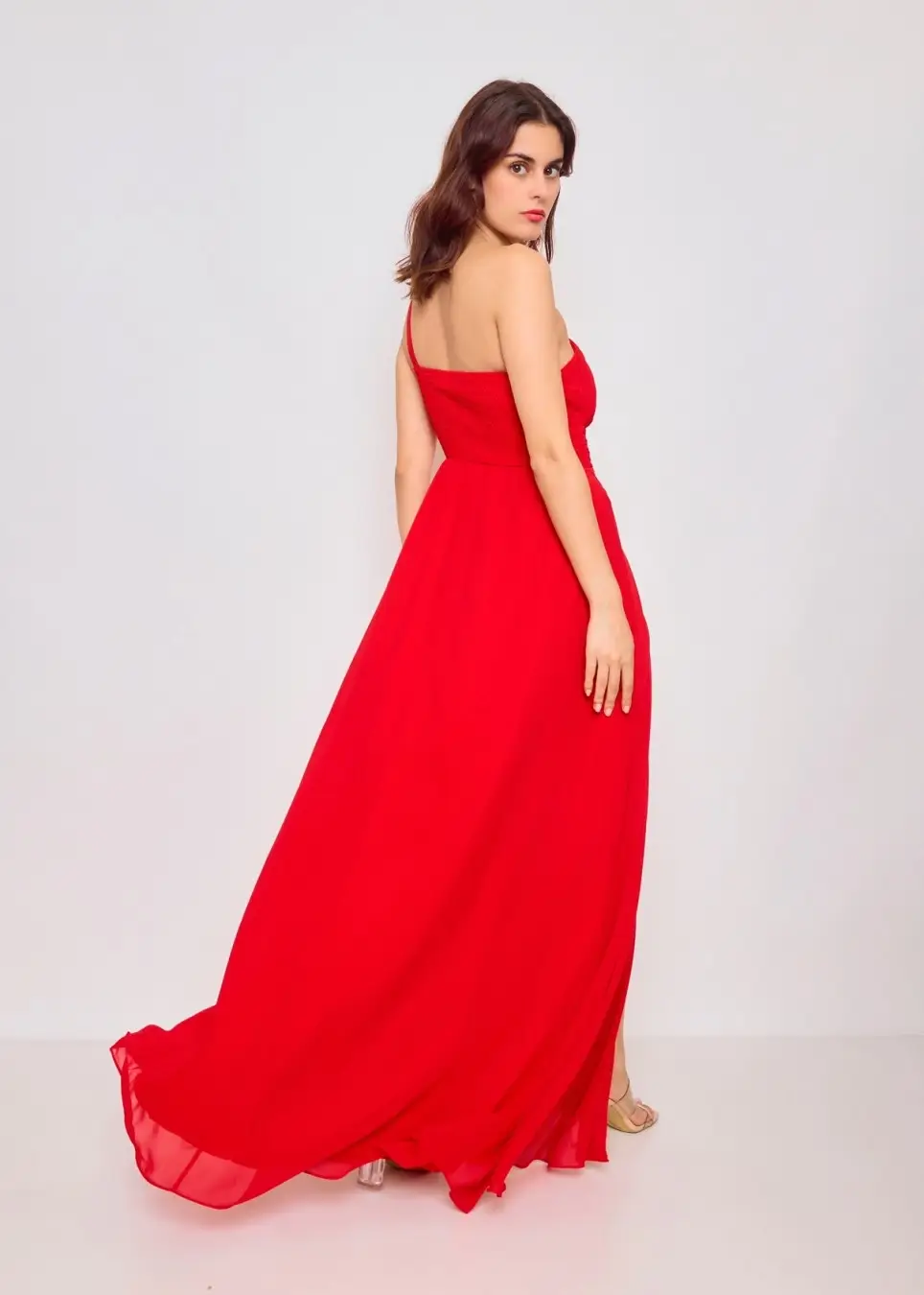 Eva & Lola - Epsilonn - Wholesale Gown - Women's - Long dress with slit at the thighs - R138626