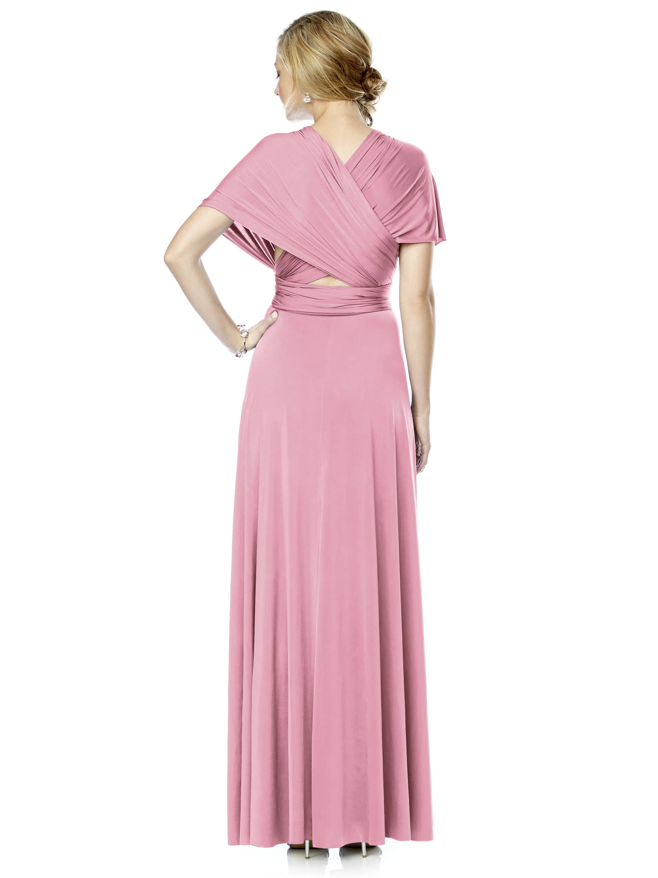 Dessy Group – Großhandel Kleid – Damen – Twist Wickelkleid: Lang79