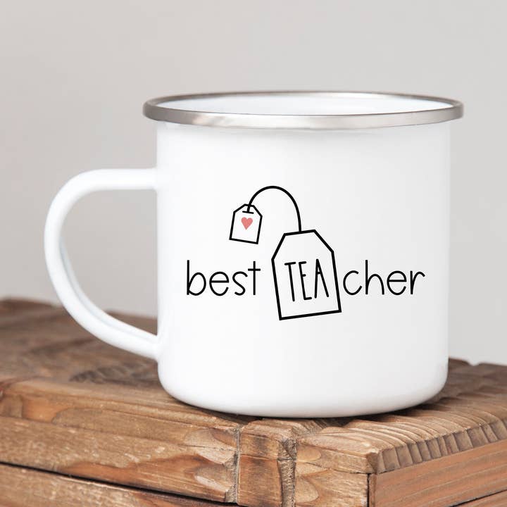Mug meilleur Tea-cher pour la vente par Creativien Studio