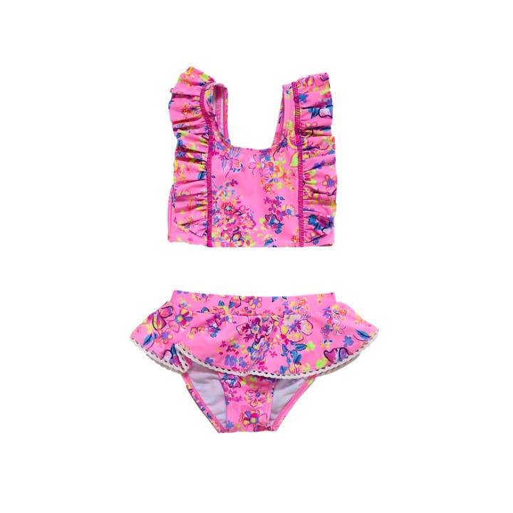 Poolside Escape Two Piece Swimsuit for wholesale by Blueberry Bay