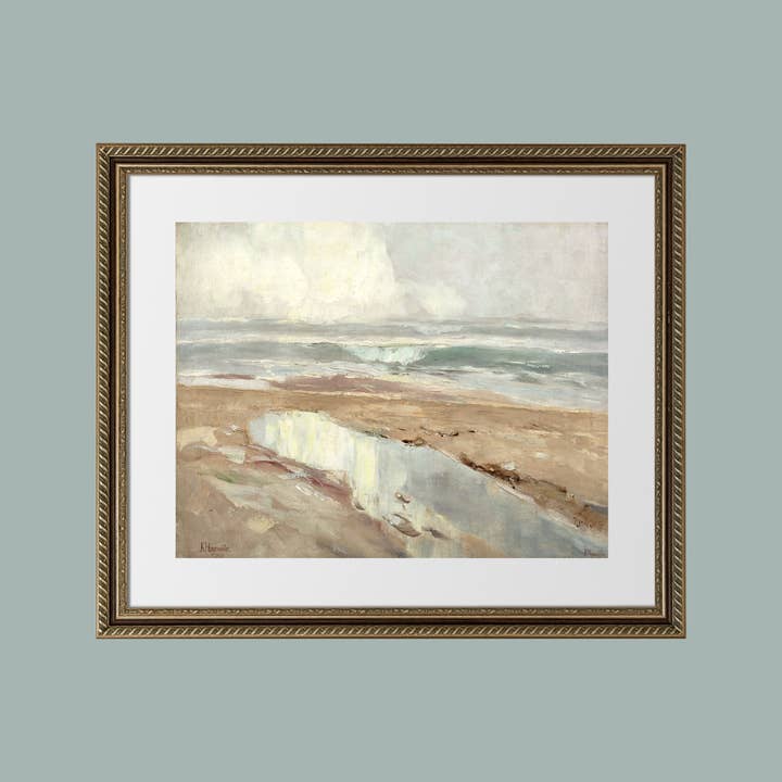 Sea to Skye - Wholesale Art Print - Coastal Beach Landscape Antique Art Print5
