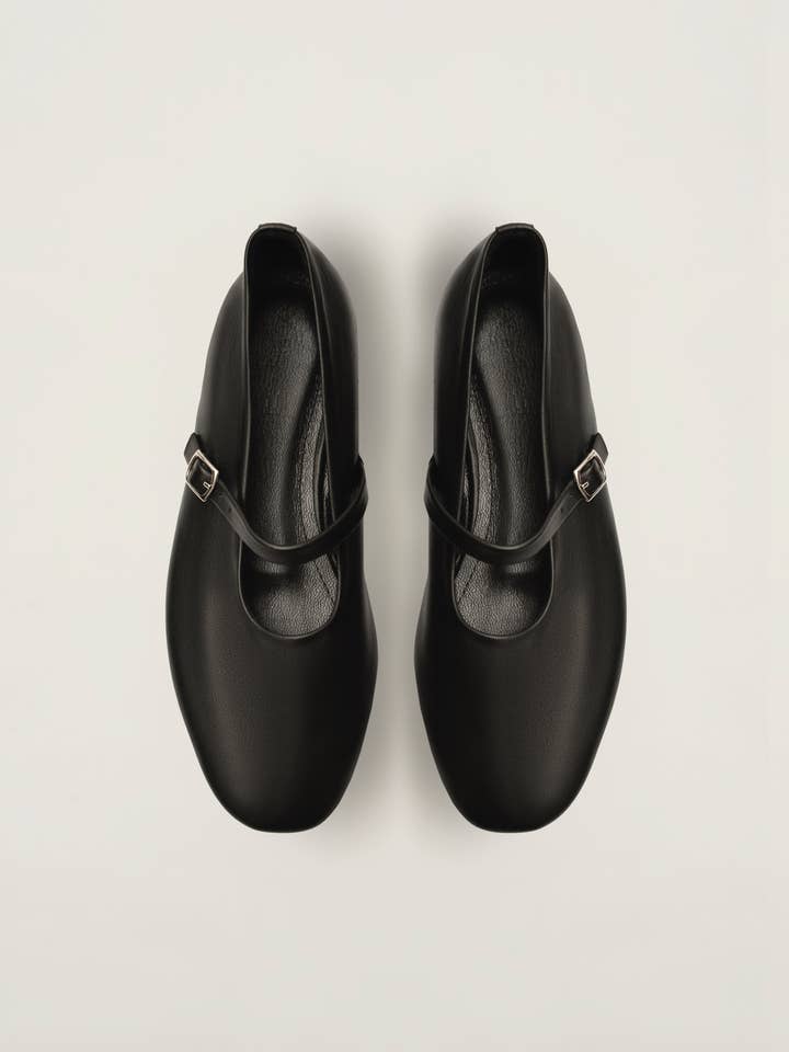 River Mary Janes — Black for wholesale by Idee Fixe
